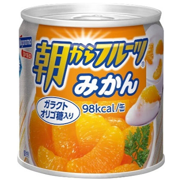 はごろもフーズ 朝からフルーツ みかん 190g缶×24個入【日本出荷】