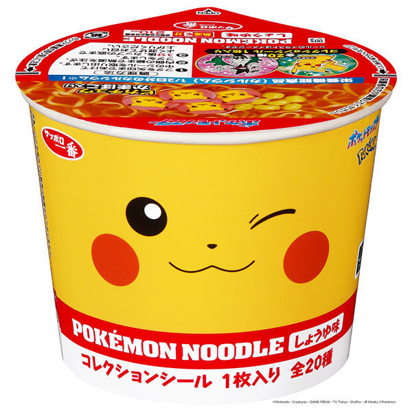 Sanyo Foods Sapporo Ichiban Pokemon Noodle Soy Sauce Flavor 38g x 12 pieces [Shipped in Japan]