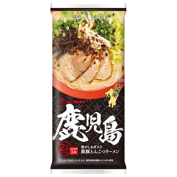 マルタイ 鹿児島黒豚とんこつラーメン 185g×15袋入【日本出荷】