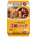 東洋水産 ふっくらおこわ 鶏ごぼう 3個パック (160g×3個)×8個入【日本出荷】