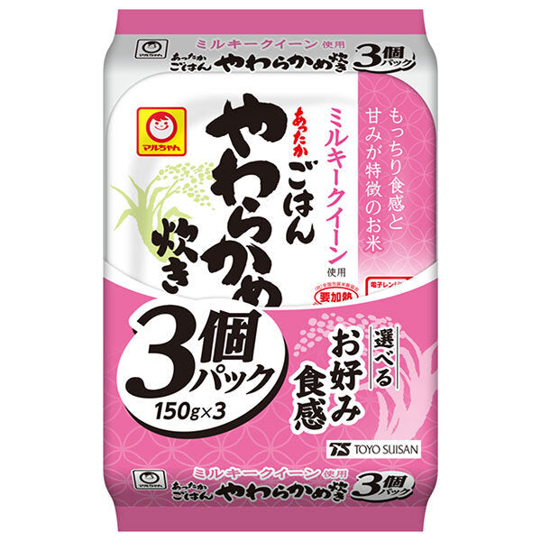 Toyo Suisan Warm Rice Soft Cooked 3 Pack (150g x 3 pieces) x 8 pieces [Shipped in Japan]