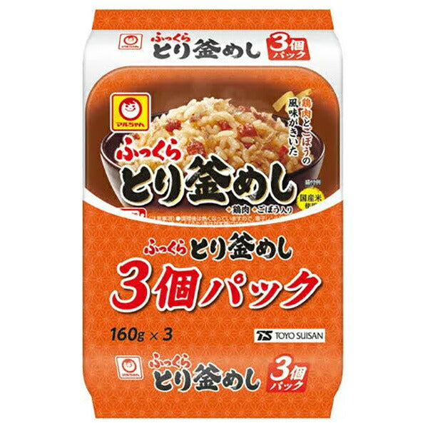 Toyo Suisan Plump Torikamameshi 3 pack (160g x 3 pieces) x 8 pieces [Shipped in Japan]
