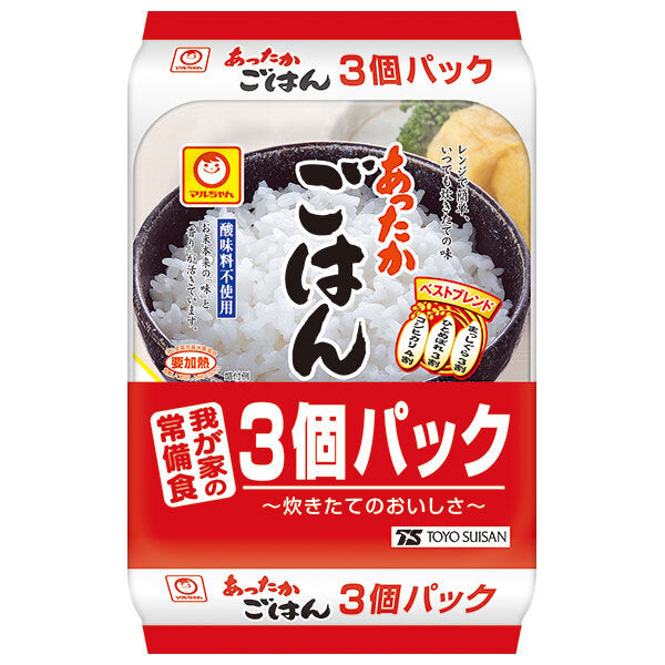 Toyo Suisan Warm Rice 3 pack (200g x 3 pieces) x 8 pieces [Shipped in Japan]