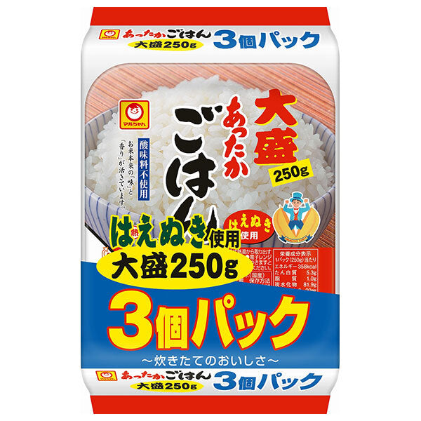 Toyo Suisan Warm Rice Large Size 3 Pack (250g x 3 pieces) x 8 pieces [Shipped in Japan]