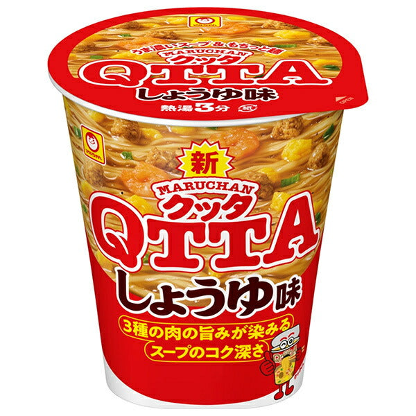 東洋水産 MARUCHAN QTTA(マルチャン クッタ) しょうゆ味 74g×12個入【日本出荷】