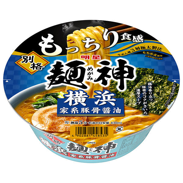 明星食品 別格 麺神 横浜家系豚骨醤油 118g×12個入【日本出荷】
