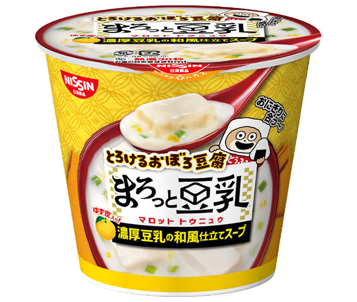 日清食品 とろけるおぼろ豆腐 まろっと豆乳 17g×12(6×2)個入【日本出荷】