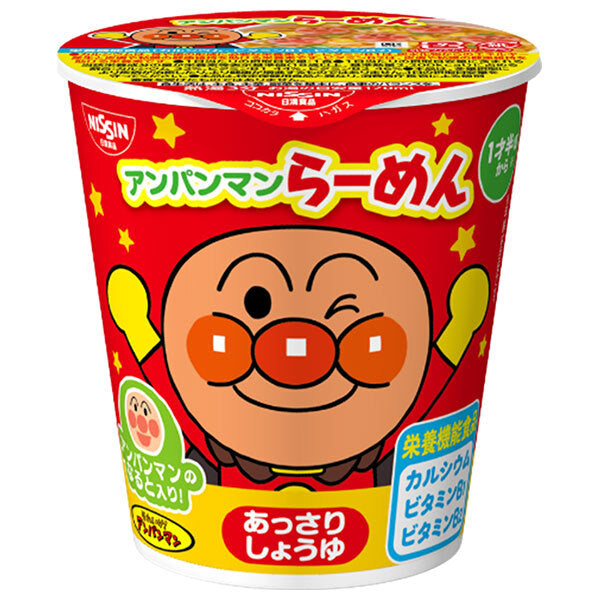 Nissin Foods Anpanman Ramen Light Soy Sauce 32g x 15 pieces [Shipped in Japan]