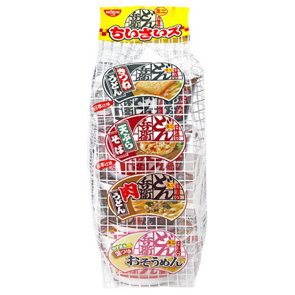 日清食品 日清のどん兵衛 ちいさいズ4食パック 163g×6袋入【日本出荷】