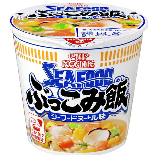 日清食品 カップヌードル シーフードヌードル ぶっこみ飯 94g×6個入【日本出荷】
