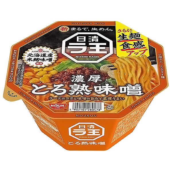 Nissin Foods Nissin Rao Torojuku Miso 118g x 12 pieces [Shipped in Japan]