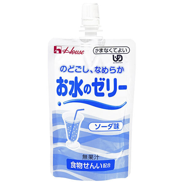 ハウス食品 お水のゼリー ソーダ味 120g×40本入【日本出荷】