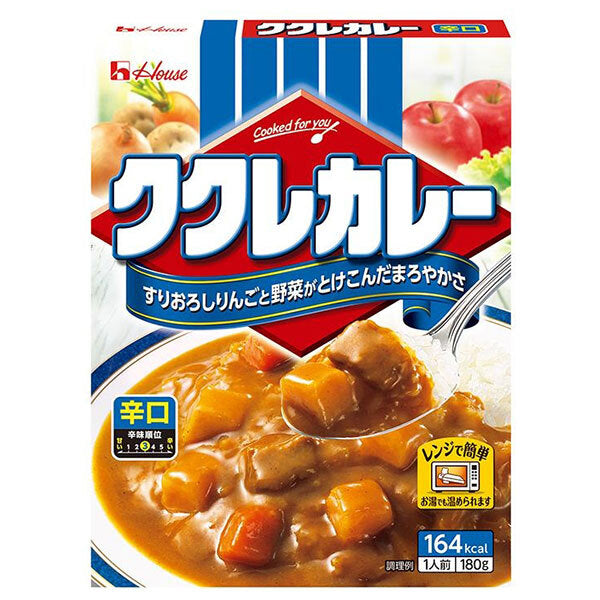 ハウス食品 ククレカレー 辛口 180g×30個入【日本出荷】