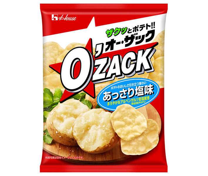 ハウス食品 オー ザック あっさり塩 55g×24袋入【日本出荷】