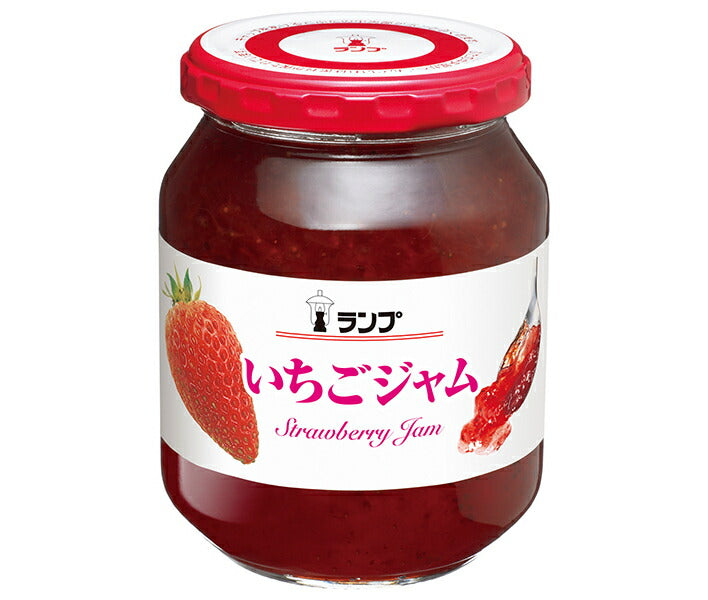 アヲハタ ランプ イチゴジャム 380g瓶×12個入【日本出荷】