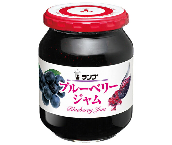 アヲハタ ランプ ブルーベリージャム 380g瓶×12個入【日本出荷】