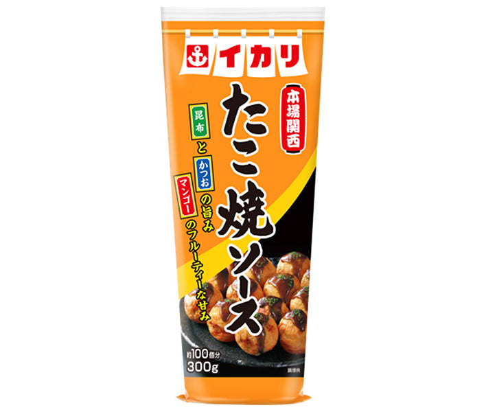 イカリソース たこ焼ソース 300g×10本入【日本出荷】