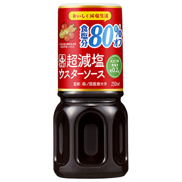 Squid Sauce Ultra Low Salt Worcestershire Sauce 250ml PET bottles x 15 bottles [Shipped in Japan]