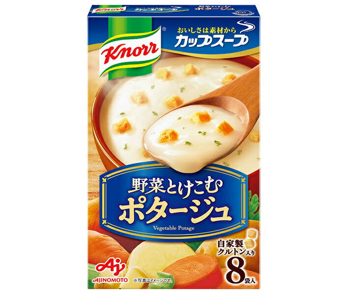 味の素 クノール カップスープ ポタージュ (16.5g×8袋)×6箱入【日本出荷】