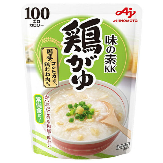 [Expiration date 2026.02.19 or later] Ajinomoto Ajinomoto KK porridge chicken gayu 250g pouch x 27 (9 x 3) bags [shipped in Japan]