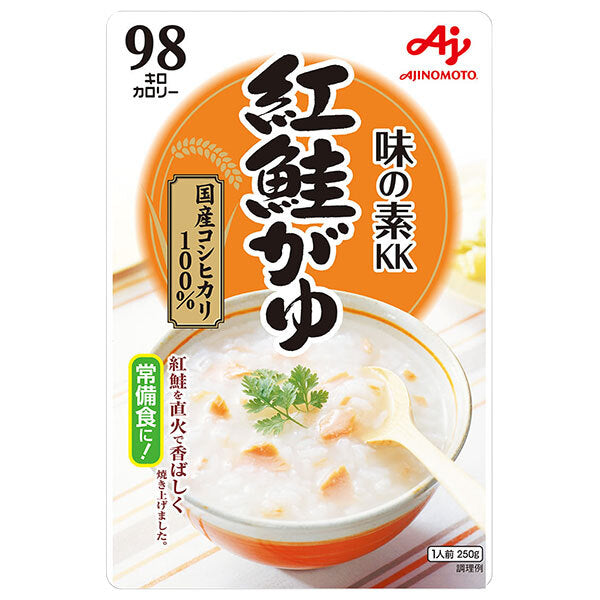 味の素 味の素KKおかゆ 紅鮭がゆ 250gパウチ×27(9×3)袋入【日本出荷】