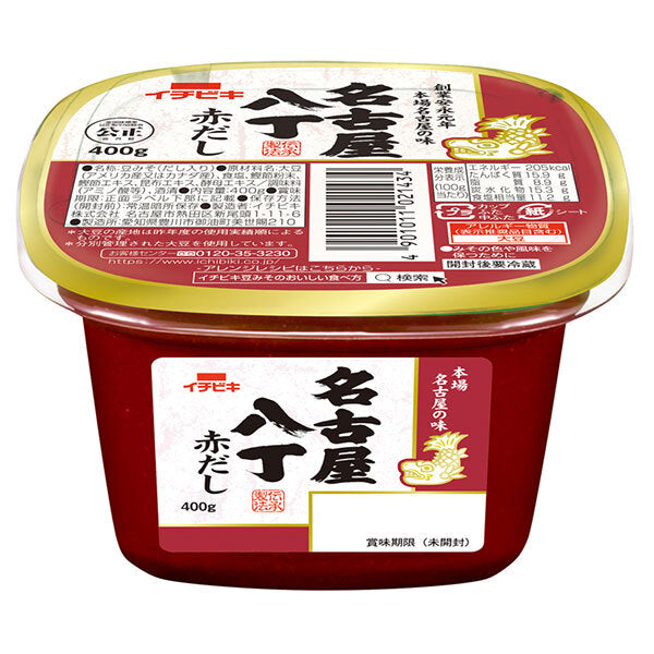 イチビキ 名古屋八丁 赤だし 400g×6個入【日本出荷】