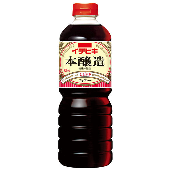 Ichibiki Honjozo Soy Sauce 750ml PET bottles x 15 bottles [Shipped in Japan]