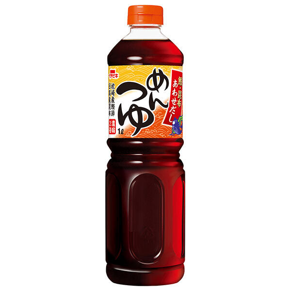 イチビキ 合せだし めんつゆ 1Lペットボトル×8本入【日本出荷】