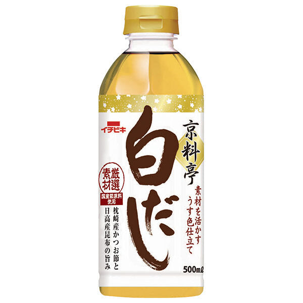 Ichibiki Kyo Ryotei Shiro Dashi 500ml plastic bottles x 12 bottles [shipped in Japan]