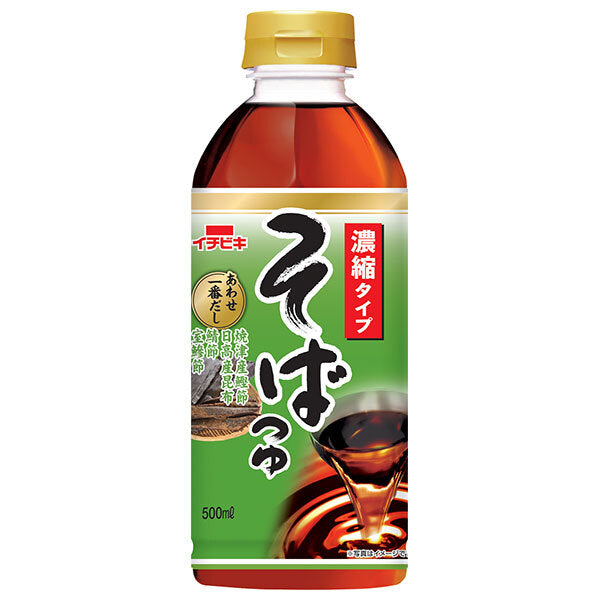 Ichibiki Concentrated Soba Soup 500ml PET bottles x 12 bottles [Shipped in Japan]