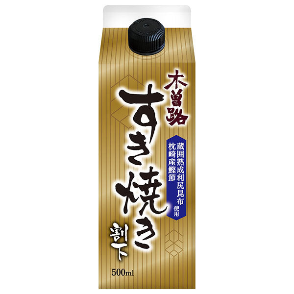 Ichibiki Kisoji Sukiyaki Warishita 500ml paper pack x 12 bottles [shipped in Japan]