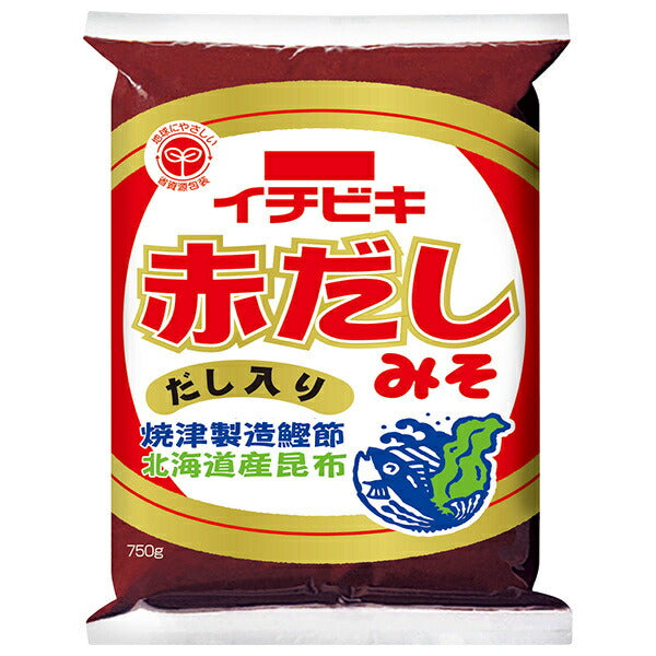 Ichibiki Red Dashi Miso 750g x 12 pieces [Shipped in Japan]