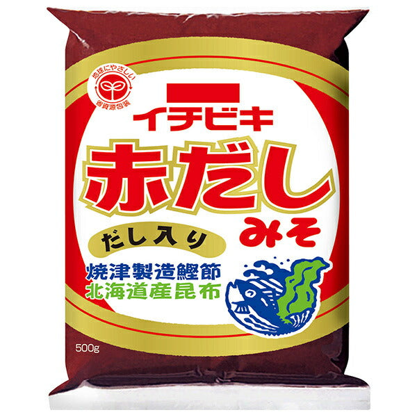 Ichibiki Red Miso 500g x 10 pieces [Shipped in Japan]