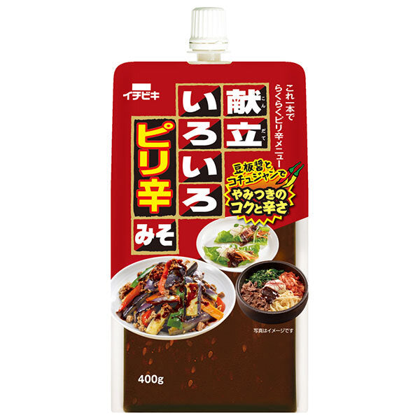 Ichibiki Menu Various Miso Spicy Miso 400g x 12 pieces [Shipped in Japan]
