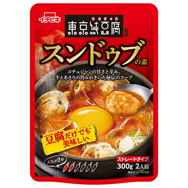 Ichibiki Tokyo Pure Tofu Supervised Sundubu Mix 300g x 10 bags [Shipped in Japan]