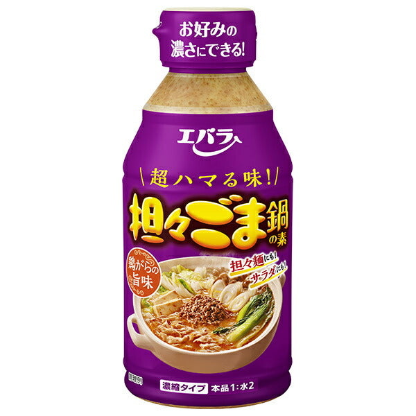エバラ食品 担々ごま鍋の素 300ml×12本入【日本出荷】