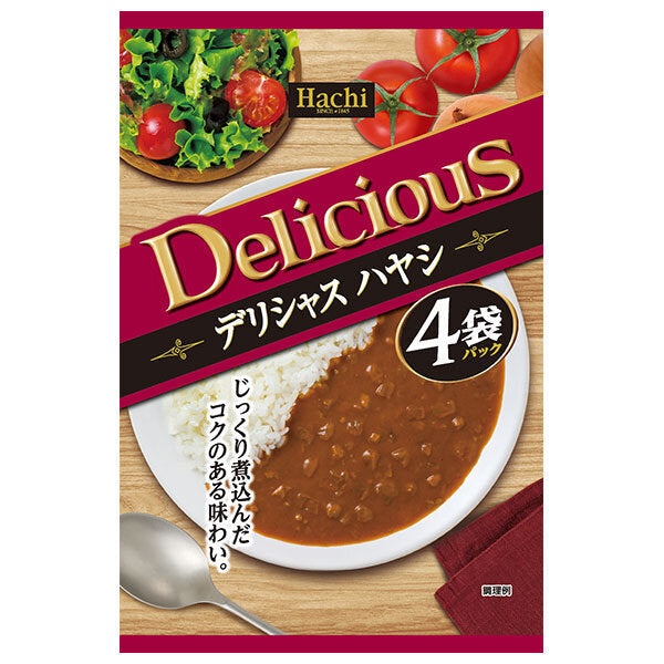 Hachi Foods Delicious Hayashi (150g x 4 bags) x 12 pieces [shipped in Japan]