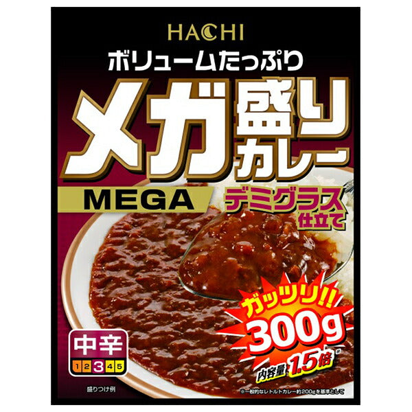 Hachi Foods Mega Curry Demi-glace 300g x 22 pieces [Shipped in Japan]