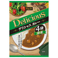 ハチ食品 デリシャスカレー 中辛 (170g×4袋)×12個入【日本出荷】
