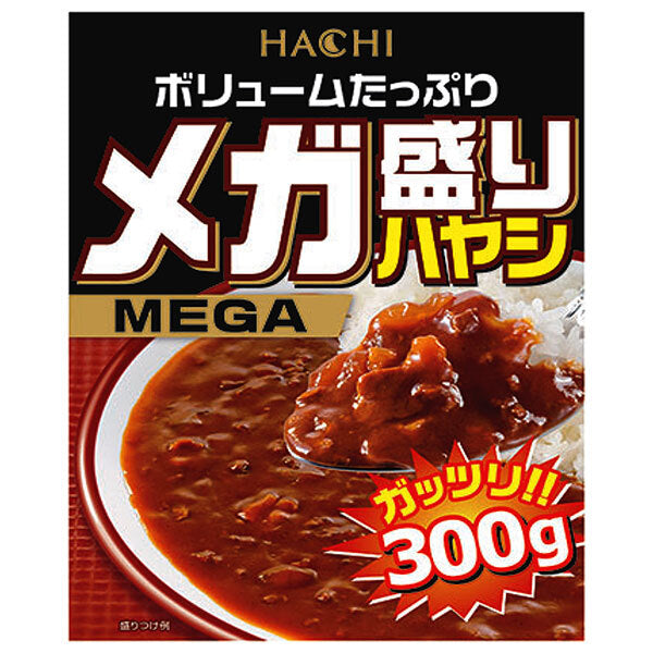 ハチ食品 メガ盛り ハヤシ 300g×22個入【日本出荷】