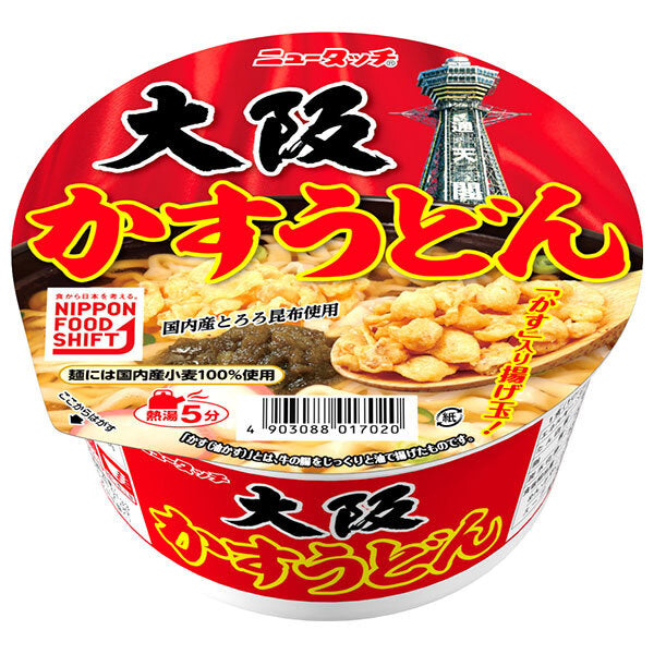 ヤマダイ ニュータッチ 大阪かすうどん 100g×12個入【日本出荷】