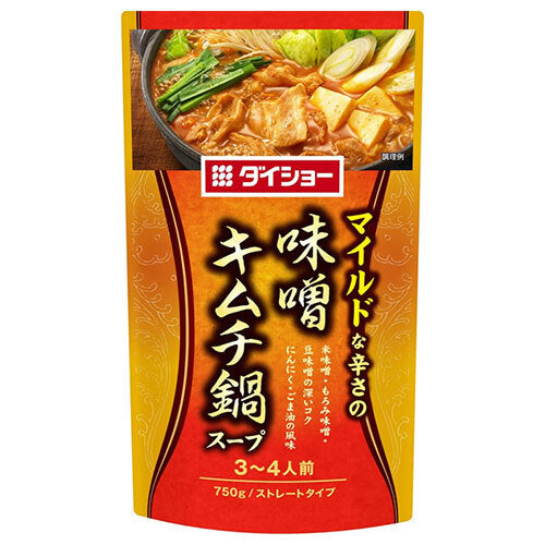 Daisho Miso Kimchi Hotpot Soup 750g x 10 bags [shipped in Japan]