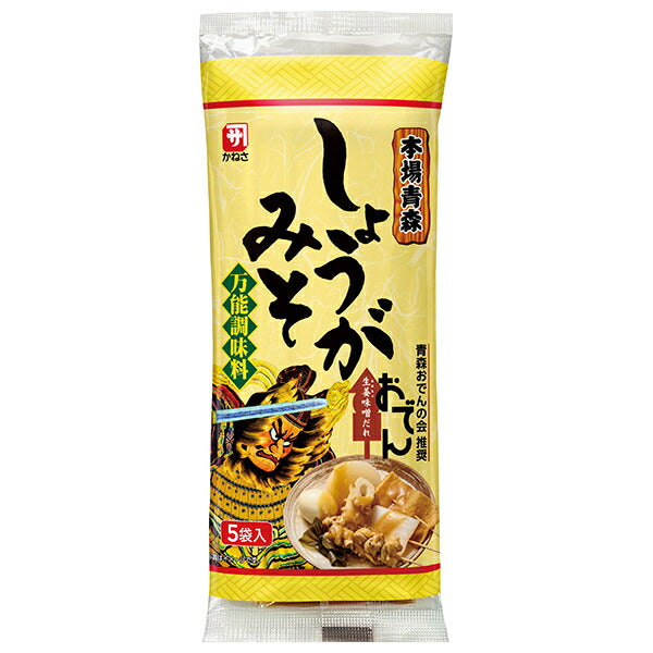 Marukome Kanesa Authentic Aomori Ginger Miso 5 bags x 20 pieces [shipped in Japan]