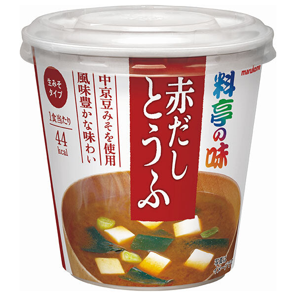 Marukome Cup Restaurant Flavor Red Dashi Tofu 1 serving x 6 pieces [Shipped in Japan]
