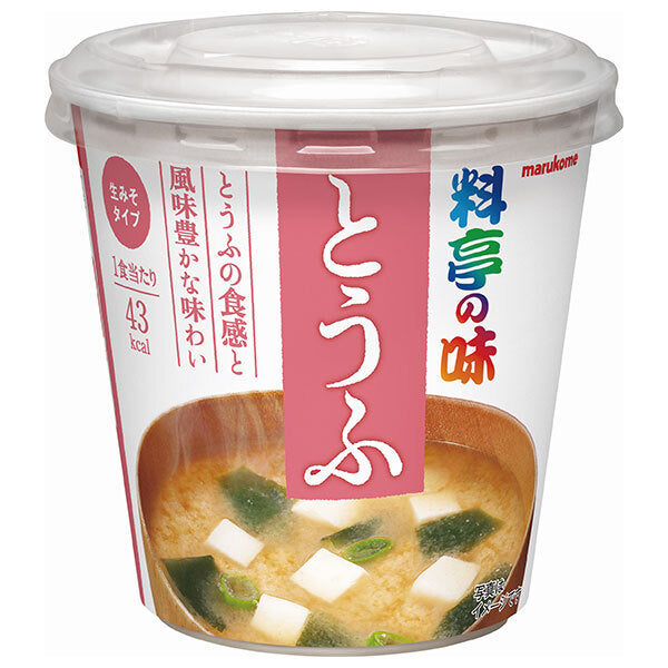 マルコメ カップ料亭の味 とうふ 1食×6個入【日本出荷】