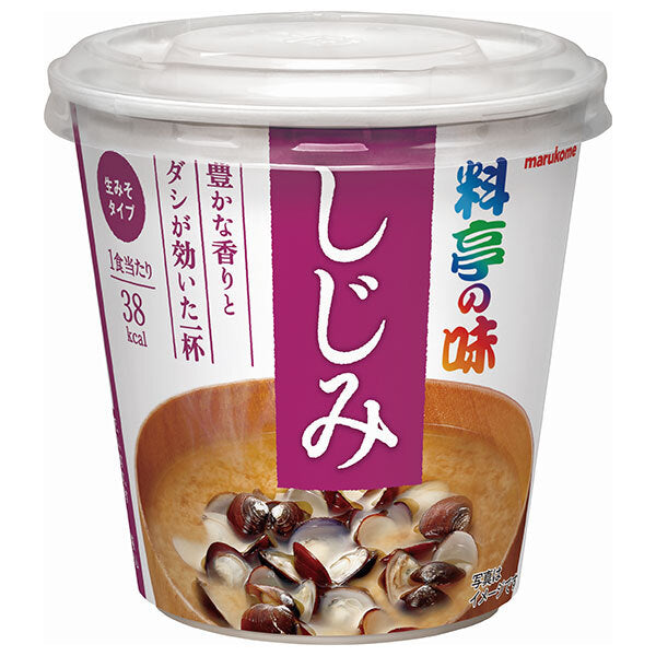 Marukome Cup Ryotei Taste Shijimi 1 serving x 6 pieces [shipped in Japan]