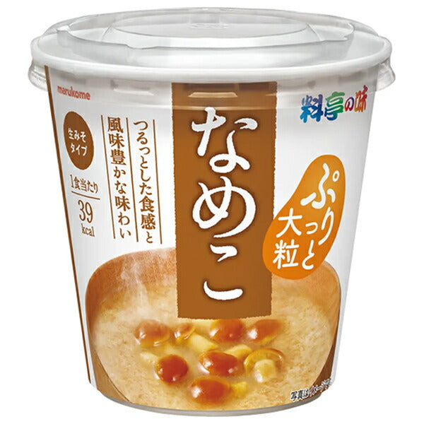 Marukome Cup Restaurant Flavor Nameko 1 serving x 6 pieces [shipped in Japan]
