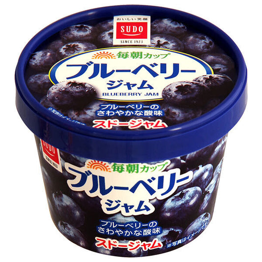 Sudo Jam Morning Cup Blueberry Jam 120g x 12 pieces [Shipped in Japan]