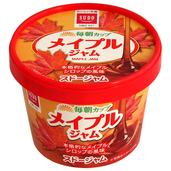 Sudo Jam Morning Cup Maple Jam 120g x 12 pieces [Shipped in Japan]