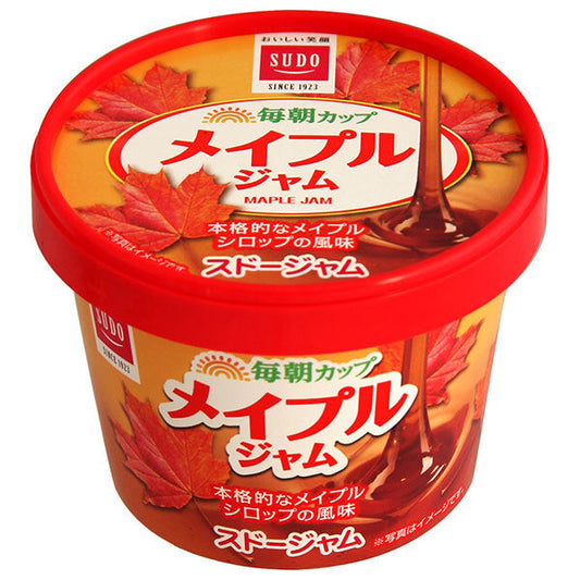 Sudo Jam Morning Cup Maple Jam 120g x 12 pieces [Shipped in Japan]